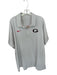Nike Size 3XL Light Gray & Black Polyester UGA Athletic Men's Polo Light Gray & Black / 3XL