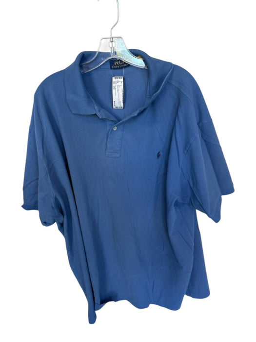 Polo Ralph Lauren Size 3XB Blue Cotton Heathered Men's Polo Blue / 3XB