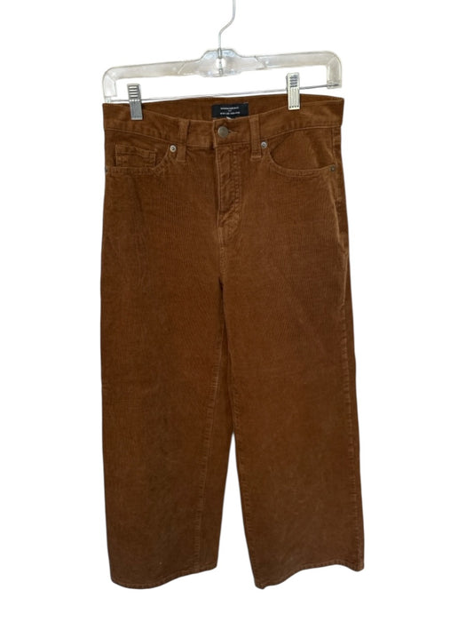 Banana Republic Size 27 Brown Corduroy High Waist Wide Leg Pants Brown / 27