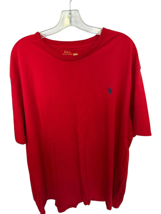 Polo Ralph Lauren Size 3XB Red Cotton Heathered Men's T-Shirt Red / 3XB
