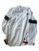 Nike Size 3XL White & Black Polyester UGA Half Zip Athletic Men's Jacket 3XL