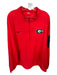 Nike New Size 3XL Red & Black Polyester UGA Half Zip Athletic Men's Jacket 3XL