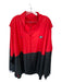 Nike New Size 4XL Red & Black Polyester UGA Half Zip Athletic Men's Jacket 4XL