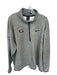 Nike New Size 3XL Gray & Black Polyester UGA Half Zip Heathered Men's Jacket 3XL