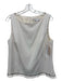 Trina Turk Size 10 Ivory Polyester & Viscose Sleeveless Back Zip Top Ivory / 10