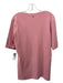 Escada Size XL Pink Viscose & Polyester Boat Neck Half Sleeve Top Pink / XL