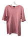 Escada Size XL Pink Viscose & Polyester Boat Neck Half Sleeve Top Pink / XL