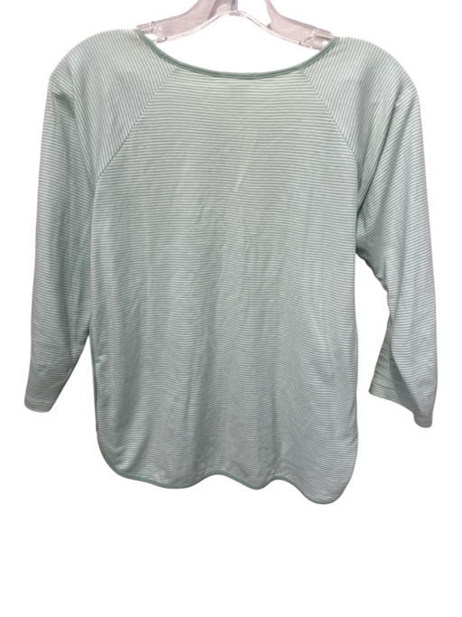 Lake Size XXS Green White & Black Pima Cotton Stripe Curved Hem Pant Set Green White & Black / XXS