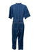 Sea New York Size 0 Medium & Dark Wash Cotton Short Sleeve Button Up Jumper Medium & Dark Wash / 0