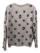 Skull Cashmere Size S Pink & Black Cashmere Skull Print Long Sleeve Sweater Pink & Black / S