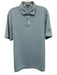 Peter Millar Size M Blue Synthetic Striped Polo Athleisure Men's Short Sleeve Blue / M