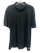 Vuori Size Est M Dark Gray Synthetic Heathered Polo Athleisure Short Sleeve Dark Gray / Est M