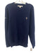 Holderness & Bourne Size M Blue Cotton Quilted Sweatshirt Crew Long Sleeve Shirt Blue / M