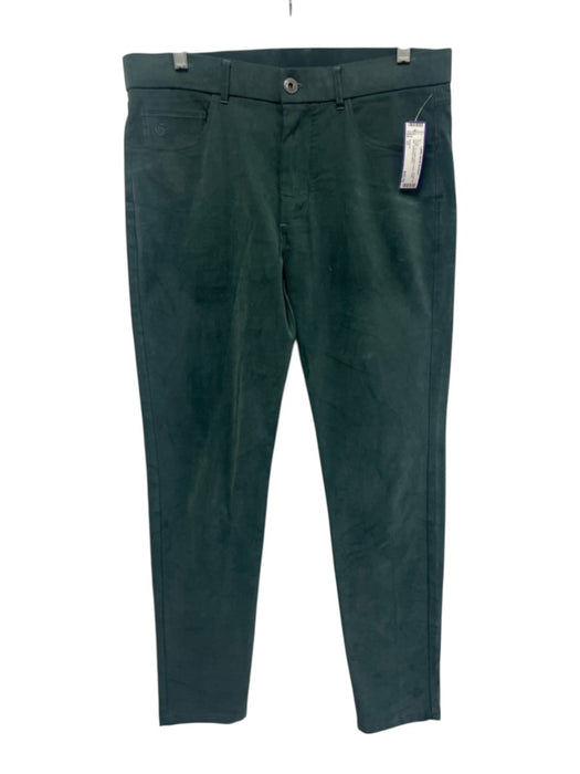 Greyson Size 33 Green Cotton Blend Solid Khaki Slim Men's Pants Green / 33