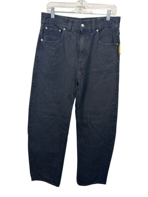 Madewell Size 29 Faded Black Cotton Denim High Rise Barrell Leg Jeans Faded Black / 29