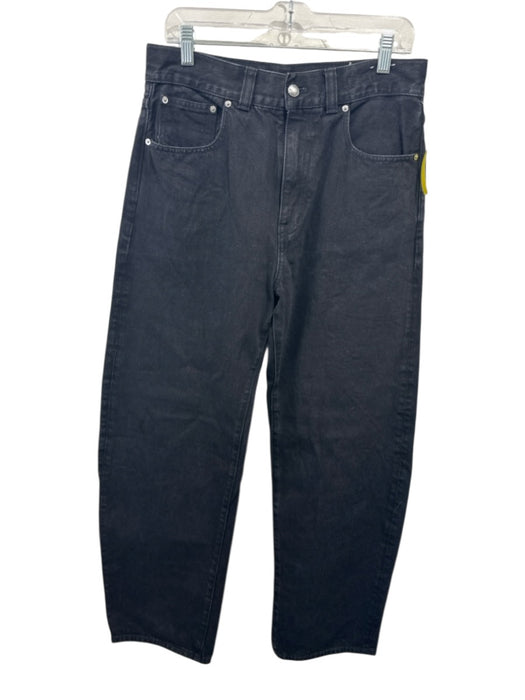 Madewell Size 29 Faded Black Cotton Denim High Rise Barrell Leg Jeans Faded Black / 29