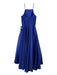 B&A Size 6 Cobalt Blue Polyester Spaghetti Strap Square Neck Full Skirt Gown Cobalt Blue / 6