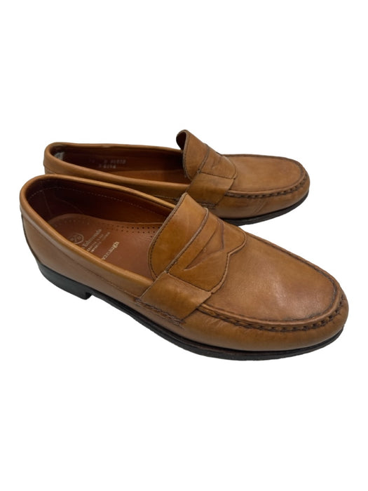 Allen Edmonds Shoe Size 10 Dark Brown Leather Solid Woven Dress Men's Shoes 10