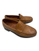 Allen Edmonds Shoe Size 10 Dark Brown Leather Solid Woven Dress Men's Shoes 10