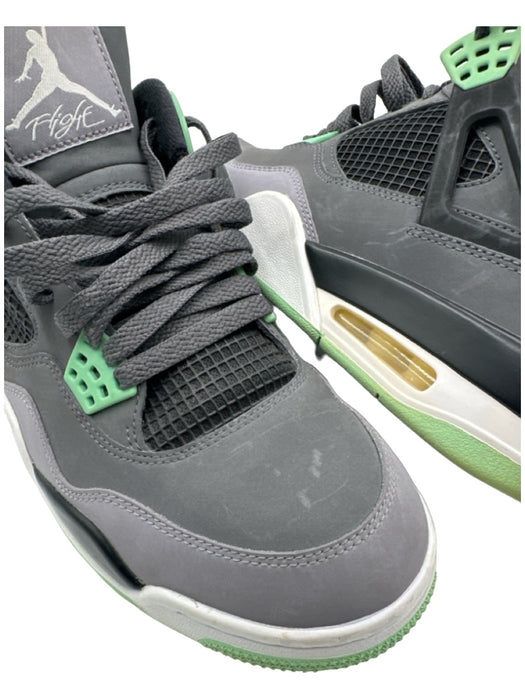 Jordan Shoe Size 10.5 AS IS Gray Green Leather Solid Sneaker Men s Shoes Labels Resale Boutique