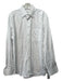 Eton Size 16 White Cotton Solid Button Down Men's Long Sleeve Shirt 16