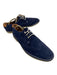 Ted Baker Shoe Size 10 Blue & White Suede Solid Dress Men's Shoes 10