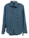 Sid Mashburn Size M Off White Cotton Blend Solid Quarter Zip Long Sleeve Shirt Off White / M