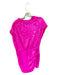 Saylor Size L Hot pink Sequin Cap Sleeve Back Buttons Dress Hot pink / L