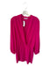 Amanda Uprichard Size M Magenta Polyester Long Sleeve Elastic Waist Dress Magenta / M