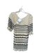 Zara Size M Cream & Black Macrame 3/4 Sleeve Slip Inc Dress Cream & Black / M