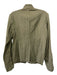 Nili Lotan Size Small Olive Green Cotton Blend Long Sleeve Button Front Jacket Olive Green / Small