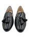 Prada Shoe Size 37.5 Black Leather Tassels Almond Toe Loafers Black / 37.5