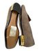 Fendi Shoe Size 37.5 Gray & Gold Suede Square Toe Studded Slip On Loafers Gray & Gold / 37.5