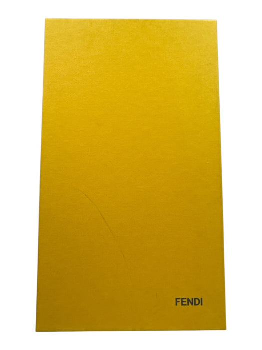 Fendi Shoe Size 37.5 Gray & Gold Suede Square Toe Studded Slip On Loafers Gray & Gold / 37.5