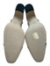 Chanel Shoe Size 38.5 Beige & Black Leather Cap Toe Slingbacks Pumps Beige & Black / 38.5