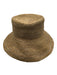 Jenni Kayne Muted Brown Straw Floppy Sun Hat Muted Brown