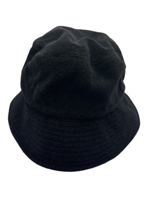 Lack of Color Black Cotton Terry Cloth Pocket Bucket Hat Black / S/M