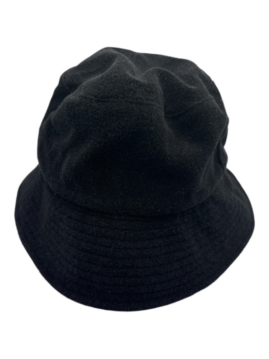 Lack of Color Black Cotton Terry Cloth Pocket Bucket Hat Black / S/M