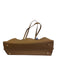 Quince Beige Pebble Leather Top Handles Gold Hardware Open Top Tote Bag Beige / L