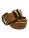 By Malene Birger Light Brown Leather Brass Buckle Belts Light Brown / S
