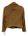Quince Size S Light Brown Goat Suede Silver Hardware Moto Jacket Light Brown / S