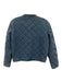 Ba&sh Size S Medium Wash Cotton Denim Quilted Snaps Pockets Jacket Medium Wash / S