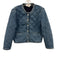 Ba&sh Size S Medium Wash Cotton Denim Quilted Snaps Pockets Jacket Medium Wash / S