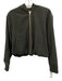 Zara Size S Gray Polyester Long Sleeve Gold Zipper Hood Jacket Gray / S
