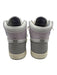 Air Jordan Shoe Size 8 Gray & Purple Suede High Top Lace Up Perforated Sneakers Gray & Purple / 8