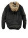 The North Face Size M Black Nylon Solid Fur Lined Zipper Men's Jacket Black / M