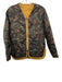 Billy Reid Size XS Brown, Yellow, Multi Nylon Long Sleeve Reversible Jacket Brown, Yellow, Multi / XS