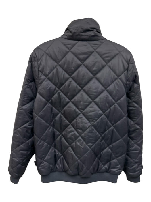 Patagonia Size M Navy Nylon Long Sleeve Puffer Quilted Zip Up Jacket Navy / M