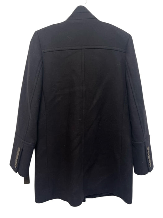 ME+EM Size 2 Black Wool & Polymide Long Sleeve One Button Blazer Jacket Black / 2