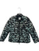 Armani Collezioni Size 8 Black & Aqua Blue Polyamide Down Fill Quilted Jacket Black & Aqua Blue / 8
